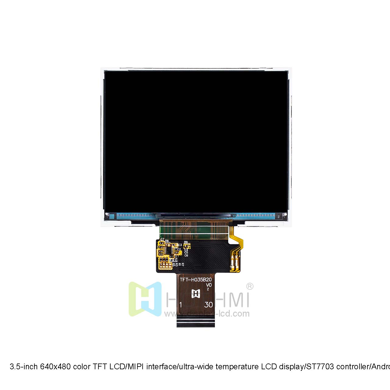 3.5 inch color TFT LCD | 640x480 MIPI interface LCD display | ST7703 