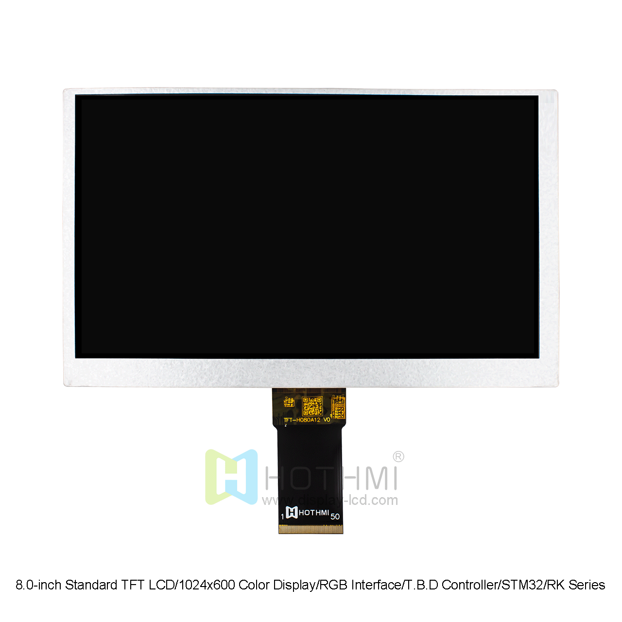 8.0 inch 1024x600 RGB Interface TFT LCD Display