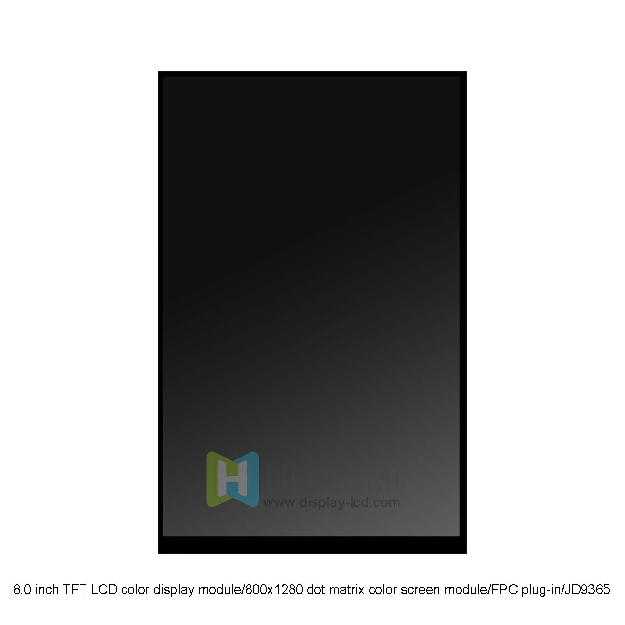 800x1280 8.0 inch TFT LCD display module with JD9365 Controller