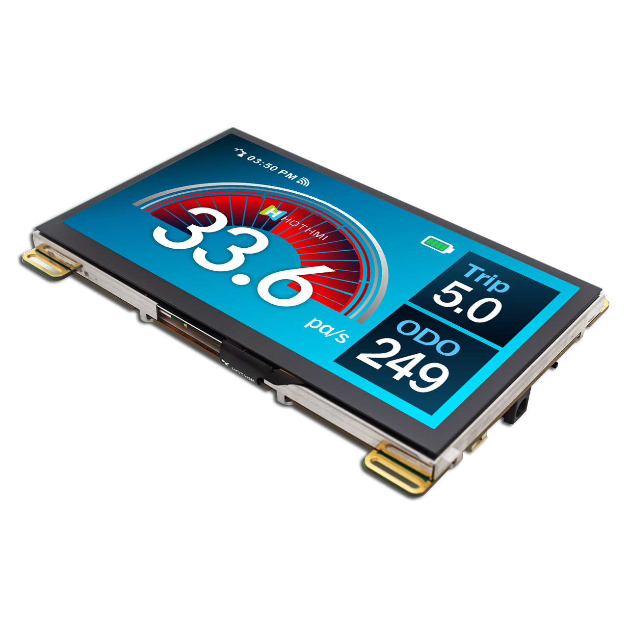 7.0 inch 800x480 capacitive STM32 series USART smart LCD display