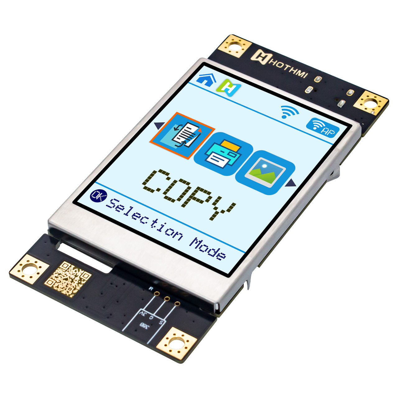 2.4" TFT Smart Display | 240x320 EzUI TFT Module| UART TFT LCD Panel