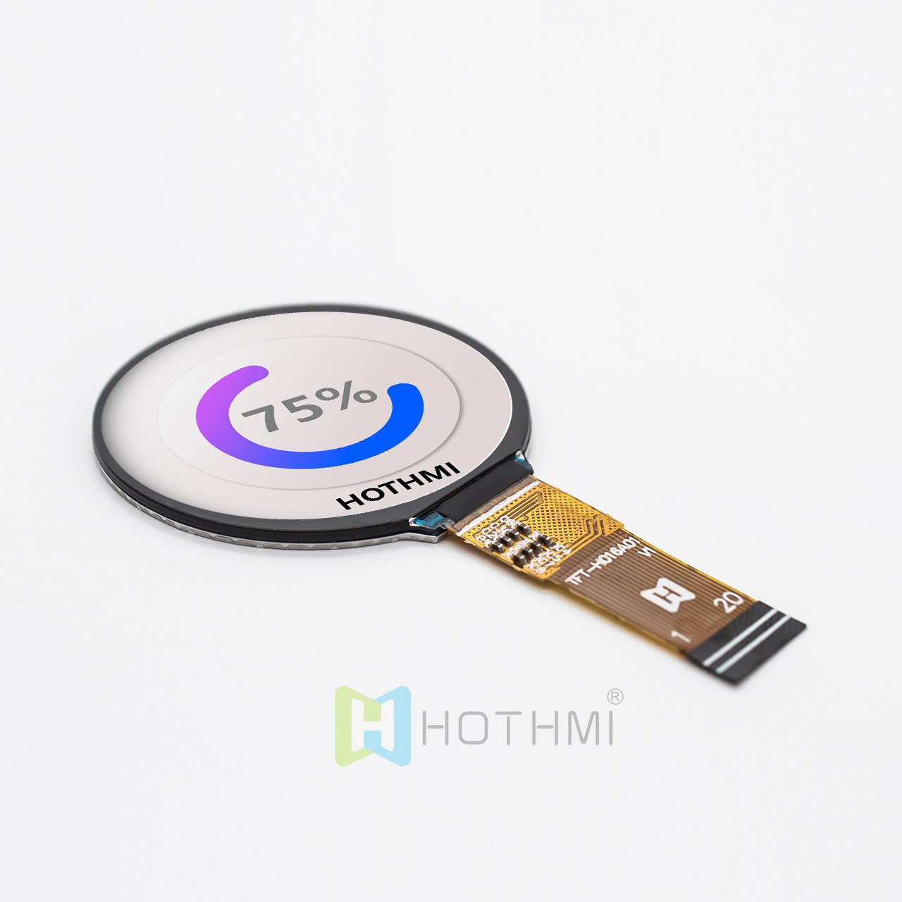1.6 inch round TFT LCD display with MIPI interface and 400x400 ST7797 Controller 