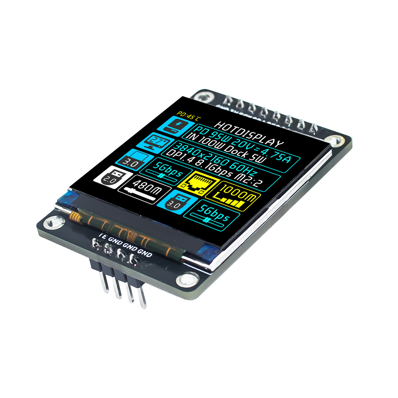 1.5 inch 240x240 Square TFT Modules with ST7789 driver board
