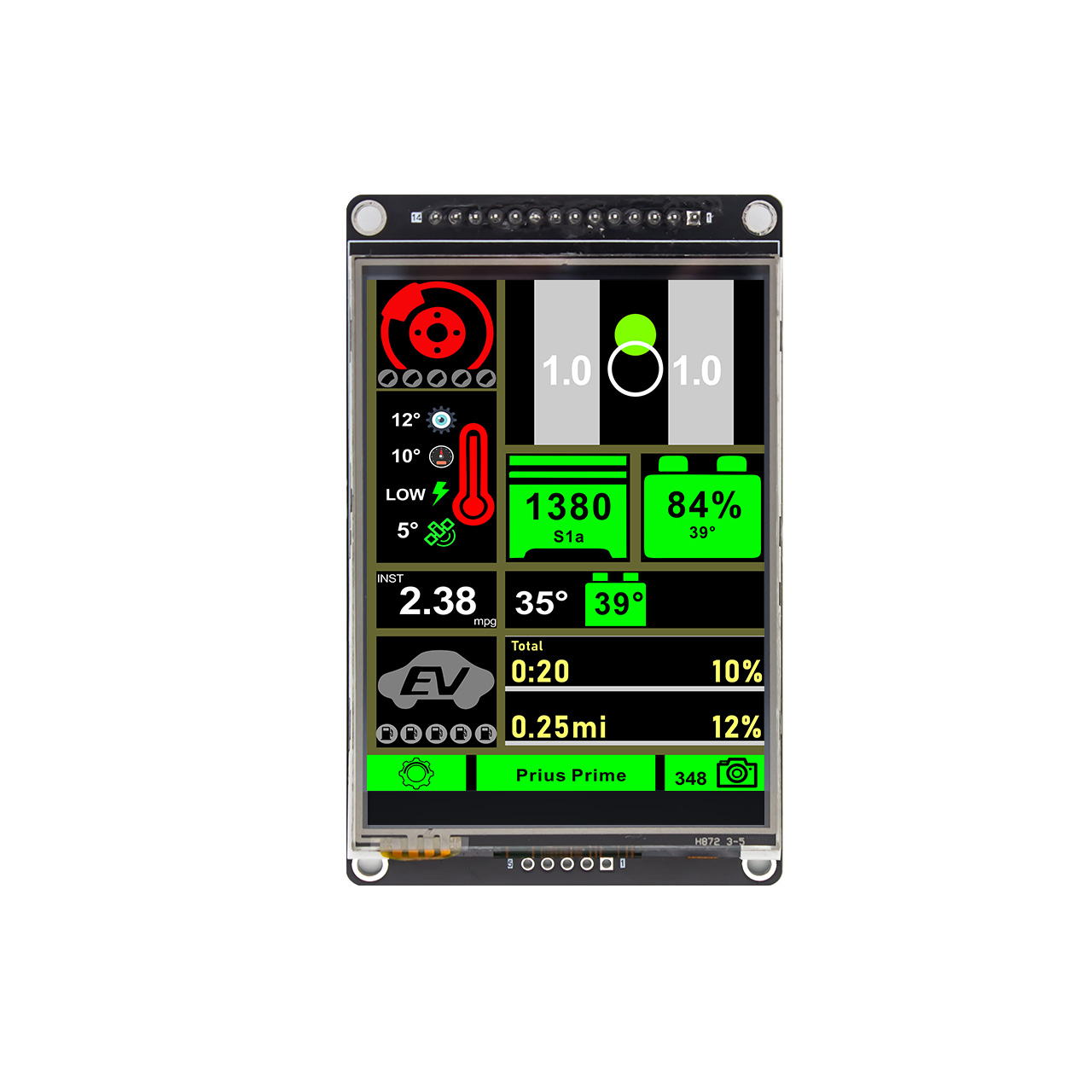 3.2 英寸 IPS TFT LCD 显示模块 | SPI 接口ST7789控制芯片带电阻触摸