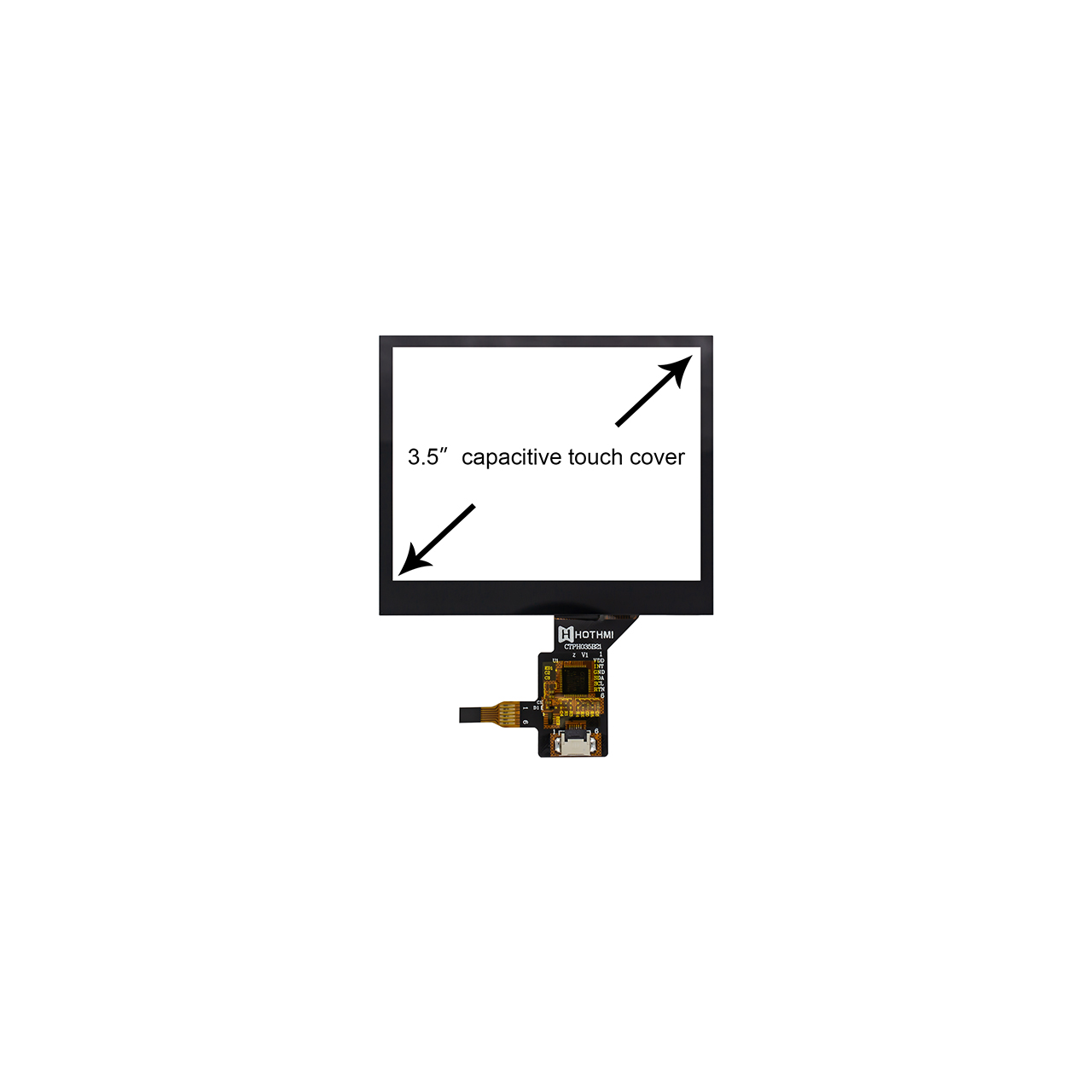 3.5-inch Capacitive Touchscreen with GT911 Controller